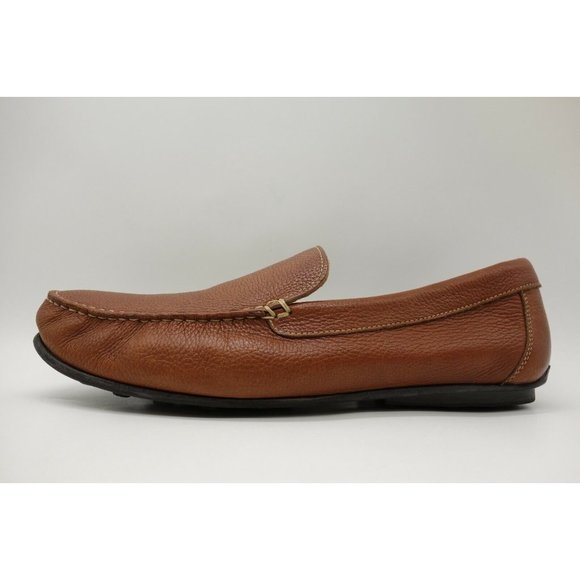 14th & Union Brown Leather Casual Moc Toe Slip On Loafers Shoes Men\'s 11.5 M main image 5
